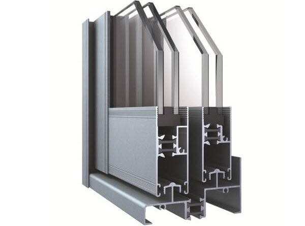 Strip feeding thermal break aluminum window profile