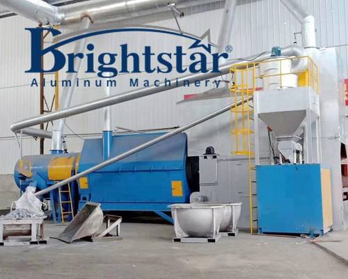 Automatic aluminium dross processing system from BrightstarAutomatic aluminium dross processing system from Brightstar
