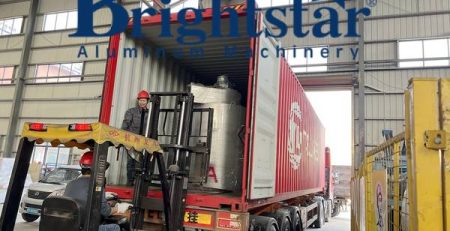 The delivery of aluminium dross processing machine for Indian customer