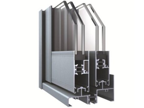 Perfil de ventana de aluminio con rotura de puente térmico de alimentación de tiras