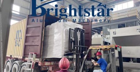 Aluminium dross machine loading for Indian customer