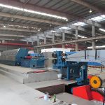 Aluminum rod coutinuous casting and rolling line
